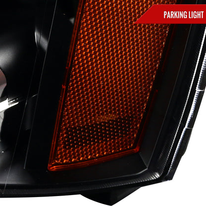 Spec-D 2007-2014 Chevrolet Avalanche/Tahoe/Suburban OE Style Black Headlights