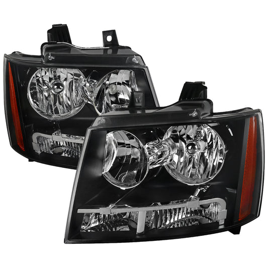 Spec-D 2007-2014 Chevrolet Avalanche/Tahoe/Suburban OE Style Black Headlights