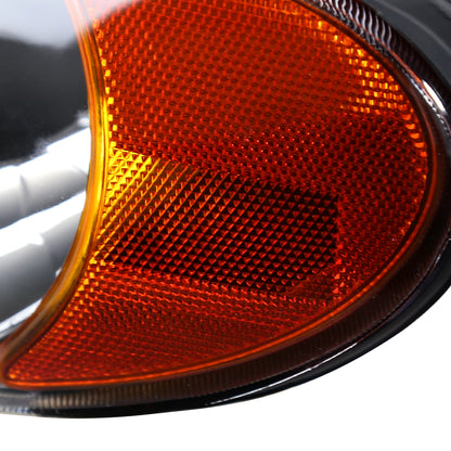 Spec-D 2001-2007 Dodge Caravan Chrysler Voyager/Town & Country OE Style Crystal Black Headlights