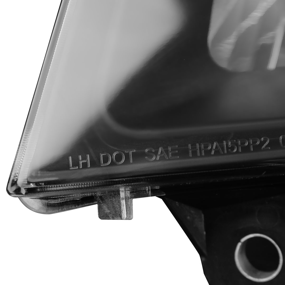 Spec-D 2008-2010 Dodge Grand Caravan OE Style Crystal w/ Amber Reflector Black Headlights