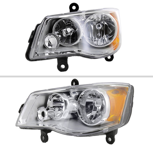 2012 Grand Caravan Chrysler Town Spec-D aftermarket headlights