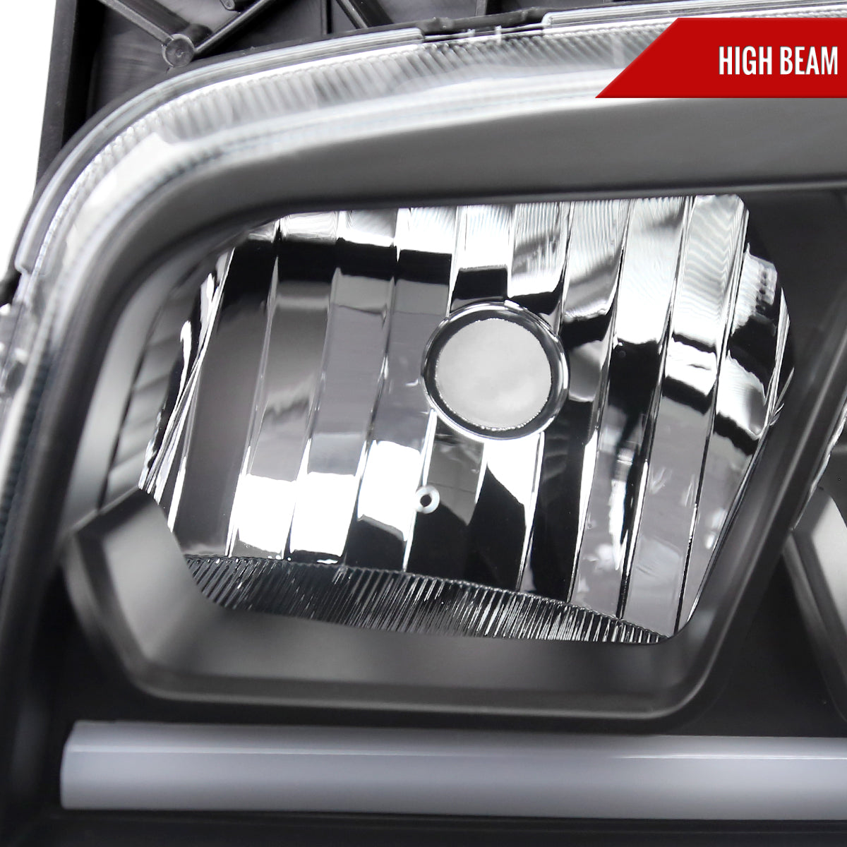 Spec-D 2006-2010 Dodge Charger Switchback Sequential LED Bar OE Style Black Headlights