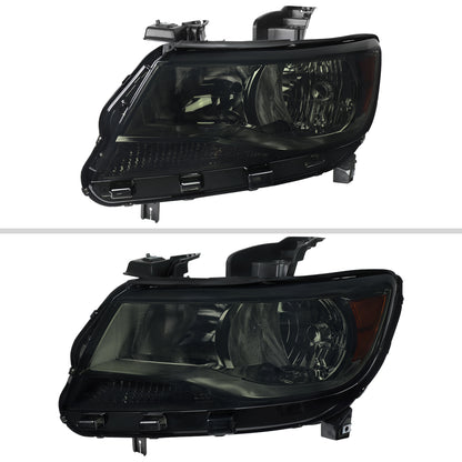 2016 Chevy Colorado Factory GL Spec-D black aftermarket headlights