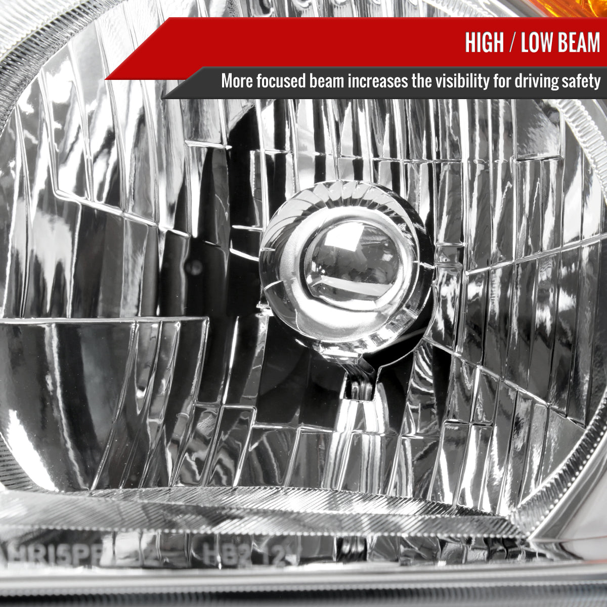 Spec-D 2004 Honda CR-V Factory chrome headlights