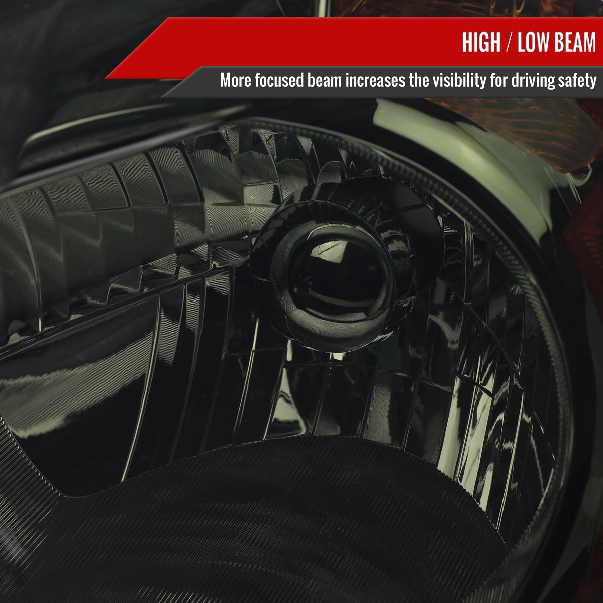 Spec-D 2004 Honda CR-V OE chrome headlights