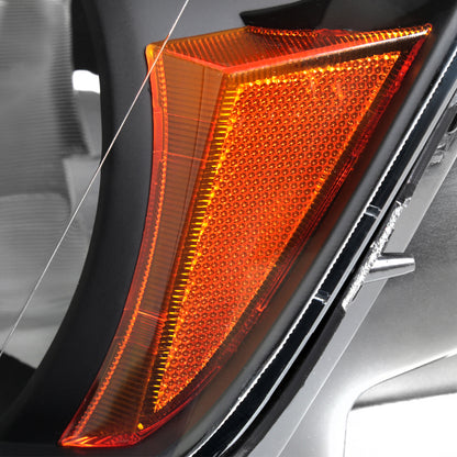 Spec-D 2002-2004 Honda CR-V OE Style with Amber Reflector Black Headlights