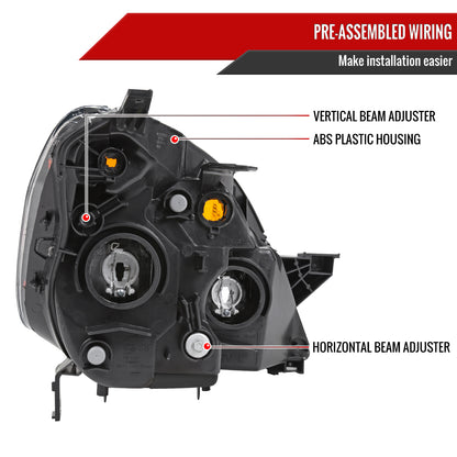 06 Honda CR-V Factory JP Spec-D chrome headlights