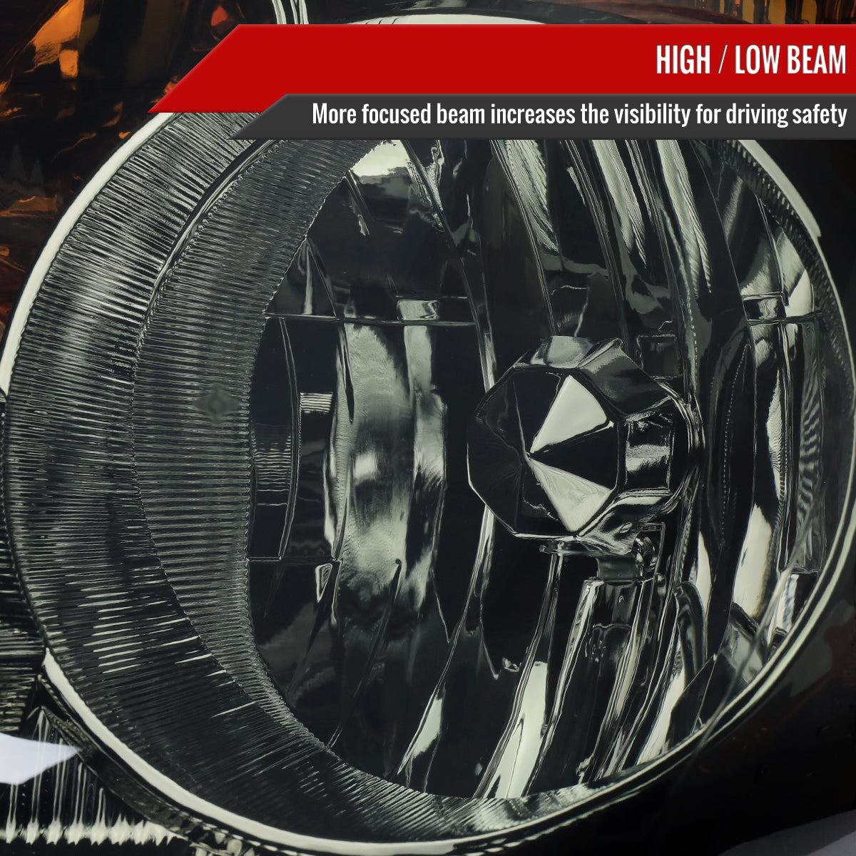 2006 Honda CR-V OE JP Spec-D chrome aftermarket headlights