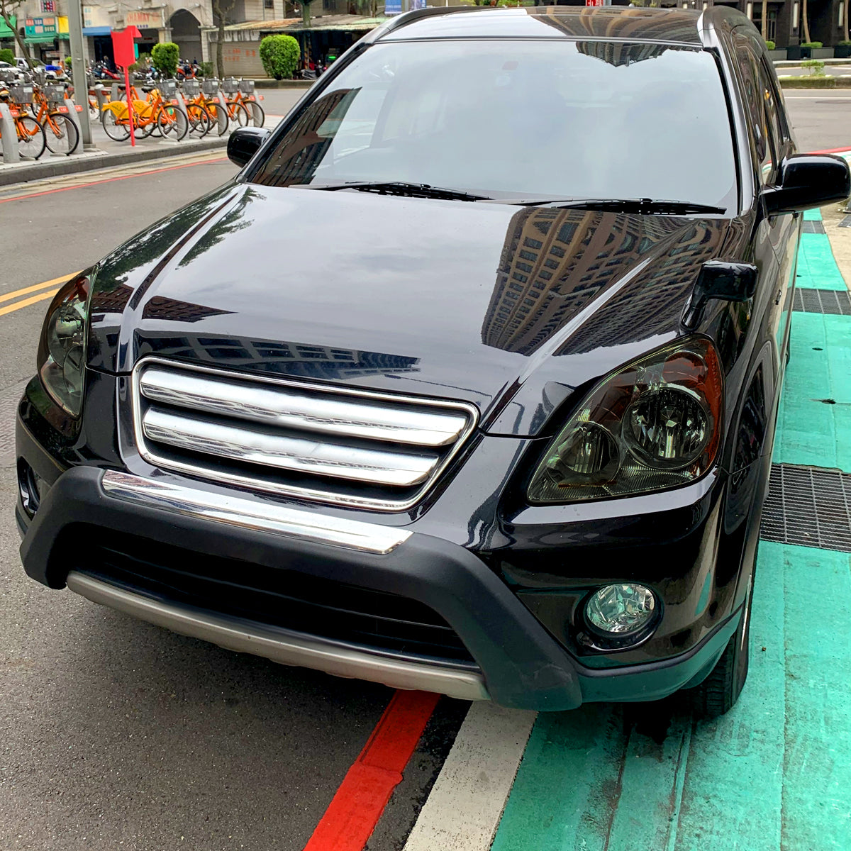 06 Honda CR-V OE JP Spec-D chrome lighting upgrade