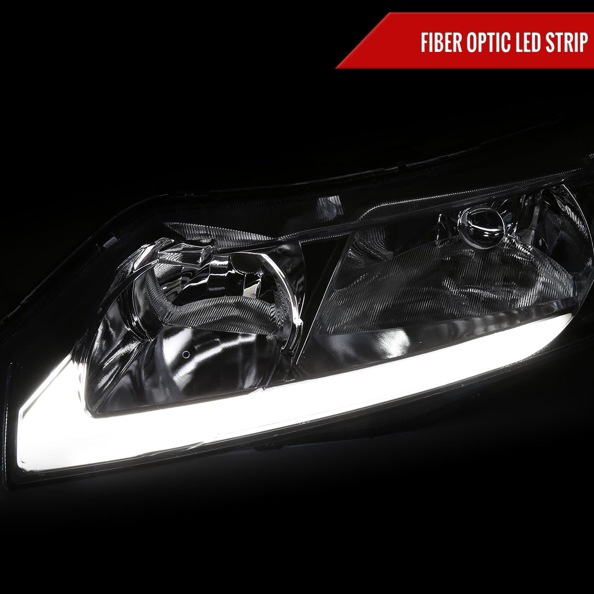 2007 Honda Civic 4DR Spec-D chrome aftermarket headlights