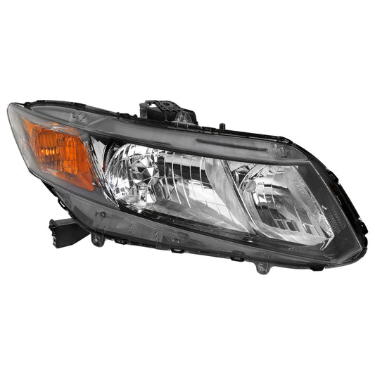 Spec-D 2012-2013 Honda Civic 2DR/ 2012-2015 Civic 4DR Clear Crystal Passenger Headlights