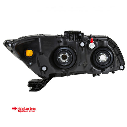 Spec-D 2012-2013 Honda Civic 2DR/ 2012-2015 Civic 4DR Crystal Black Headlights