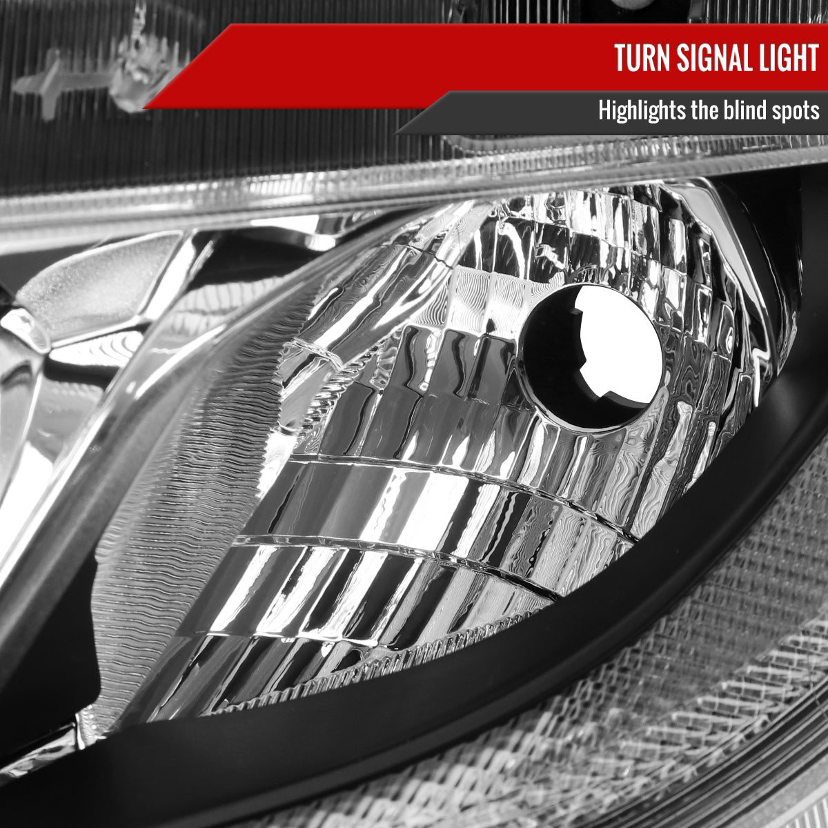 Spec-D 16 Honda Civic LED Strip chrome headlights