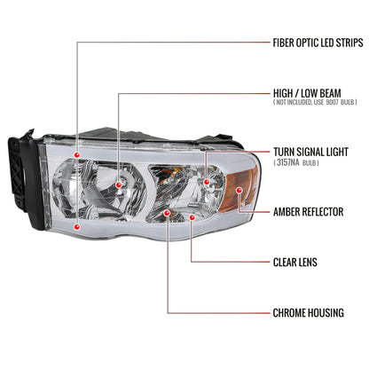 Spec-D Ram OE 04 headlights
