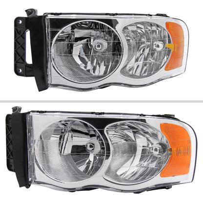 2003 Ram OE Spec-D chrome aftermarket headlights