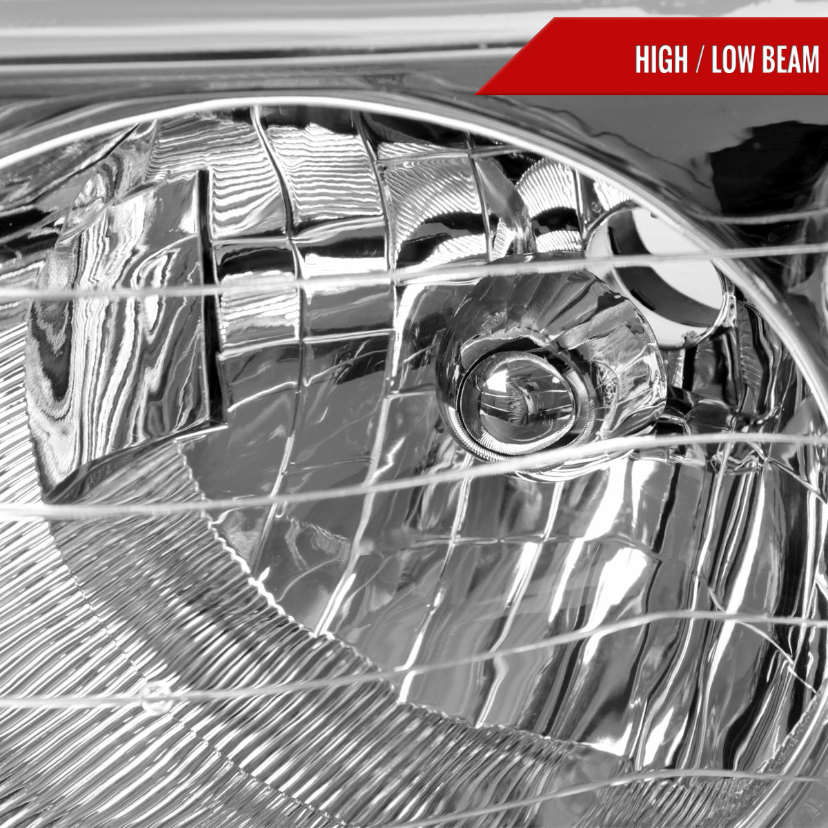 Spec-D 2004 Ram OE chrome headlights