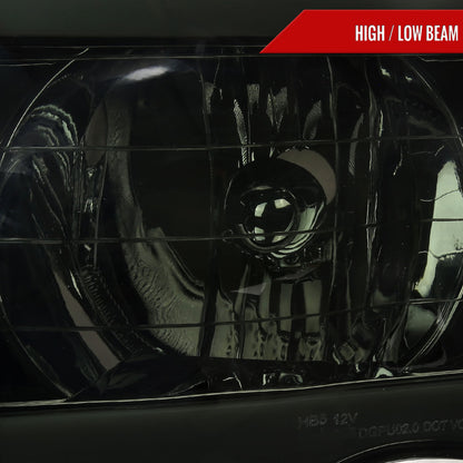 Spec-D 2004 Ram smoked LED bar headlights