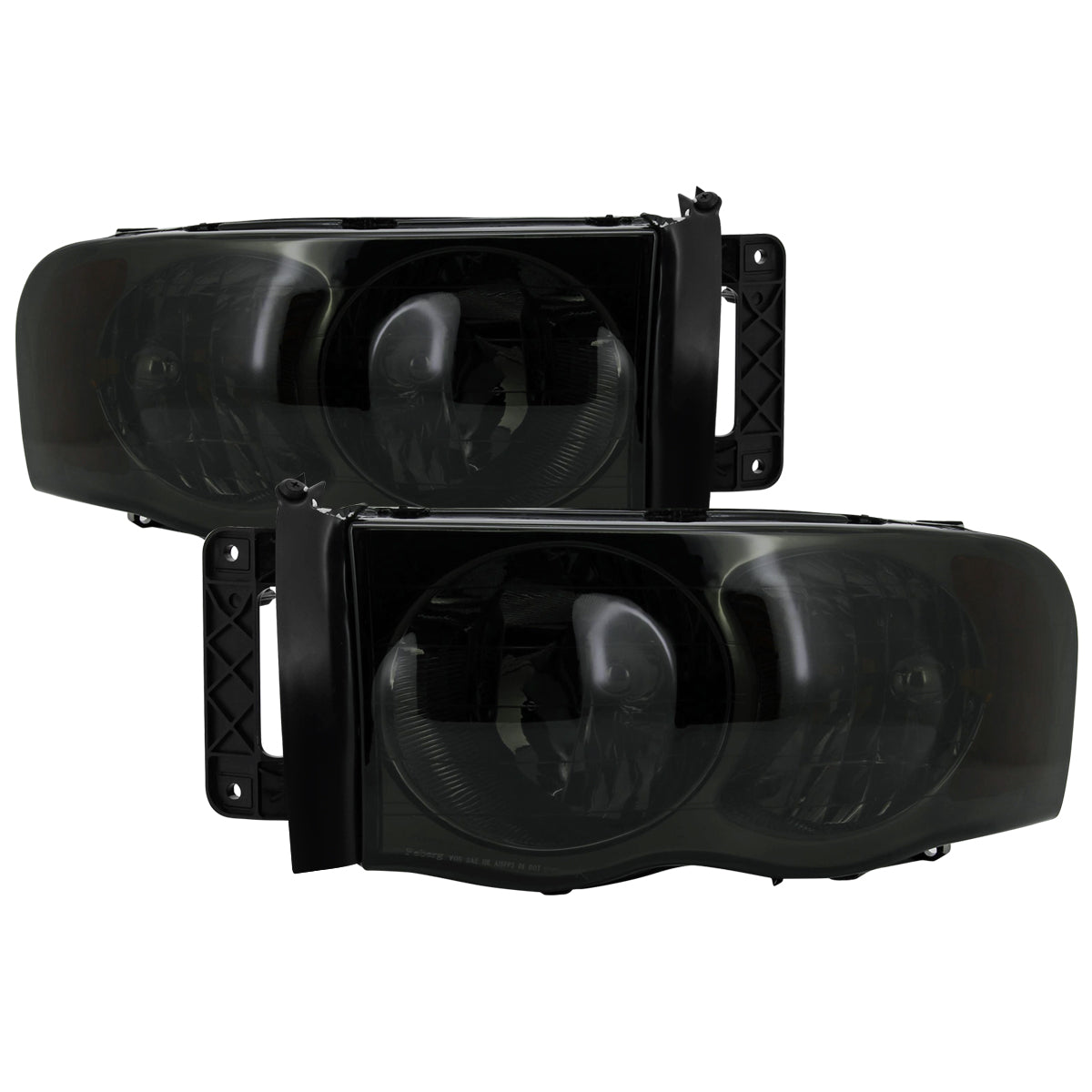 Spec-D 2002 Ram OE smoked headlights upgrade