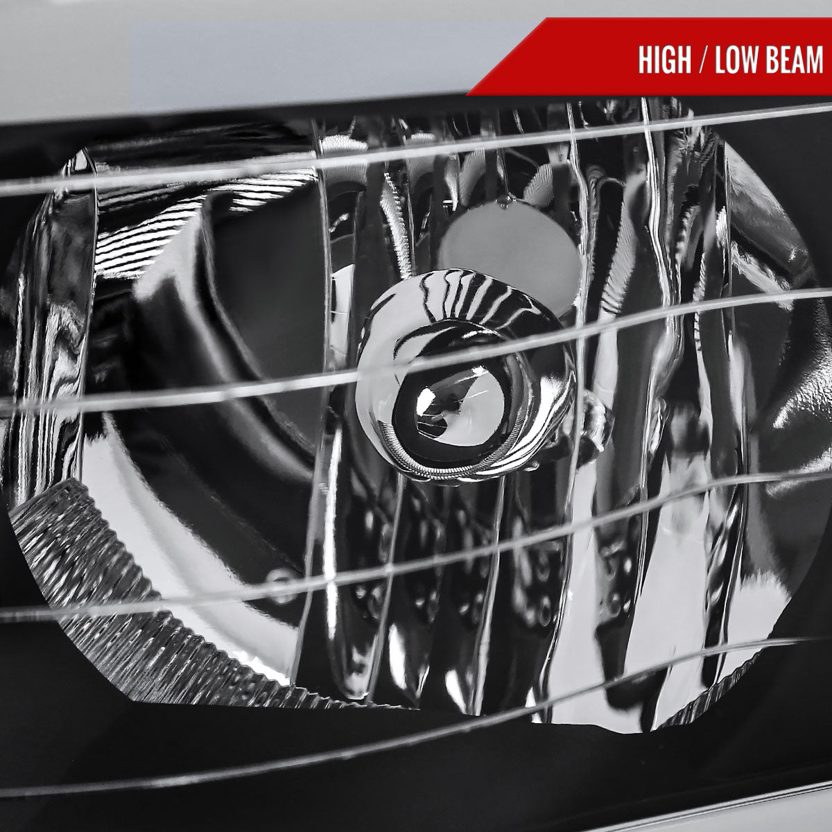 Spec-D 2005 Ram OE black LED bar headlights