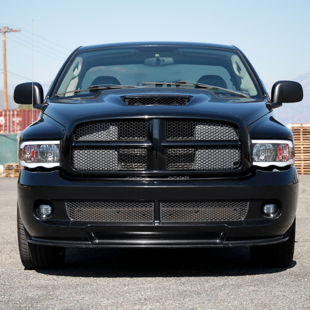 Spec-D 04 Ram OE black headlights