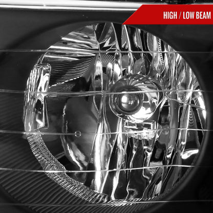 Spec-D 2002-2005 Dodge RAM 1500/ 2003-2005 RAM 2500 3500 OE Style Black Headlights