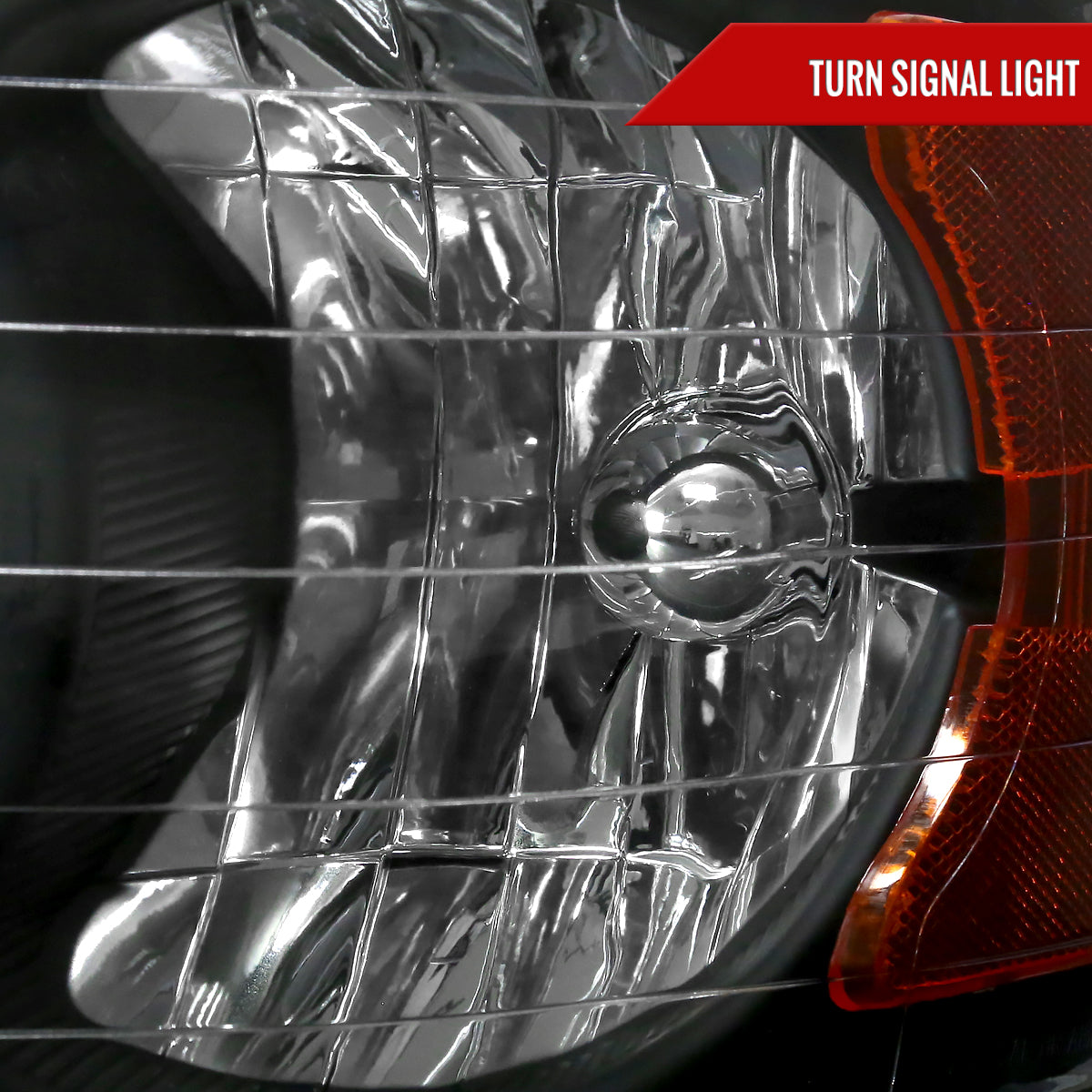 Spec-D 2002-2005 Dodge RAM 1500/ 2003-2005 RAM 2500 3500 OE Style Black Headlights