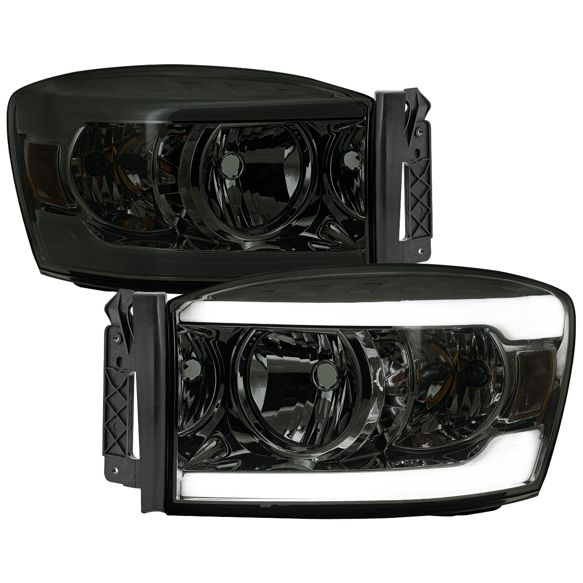 Spec-D 2006 Dodge ram 1500 smoked headlights upgrade