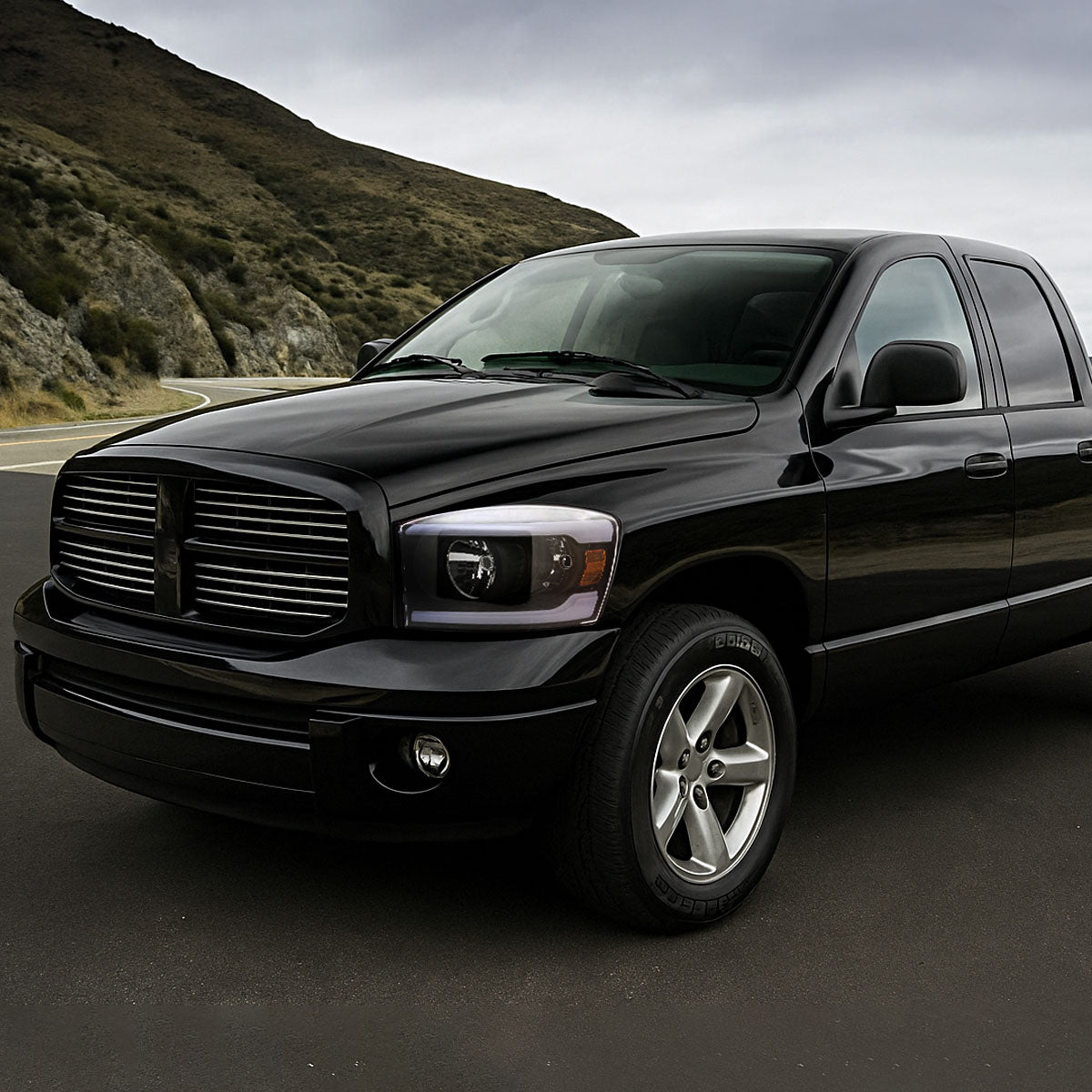 06 Ram OE Spec-D black lighting upgrade