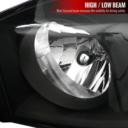 2007 Ram Factory style Spec-D black aftermarket headlights