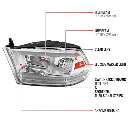 Spec-D Ram Dual 11 headlights