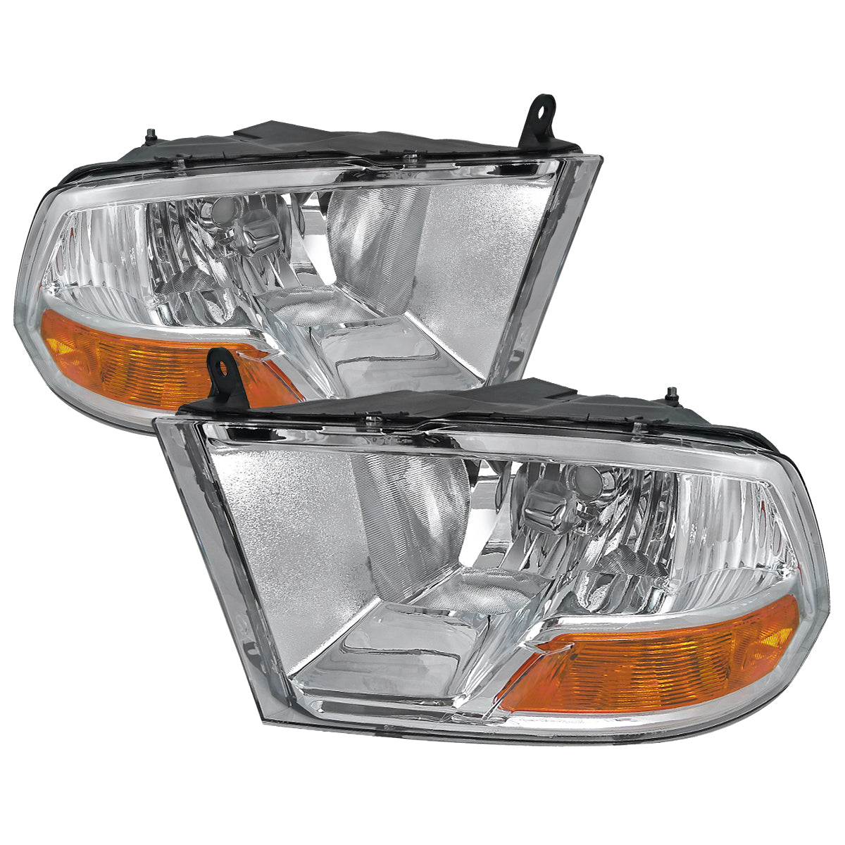 Spec-D 2010 Dodge RAM 2500 Classic chrome headlights upgrade