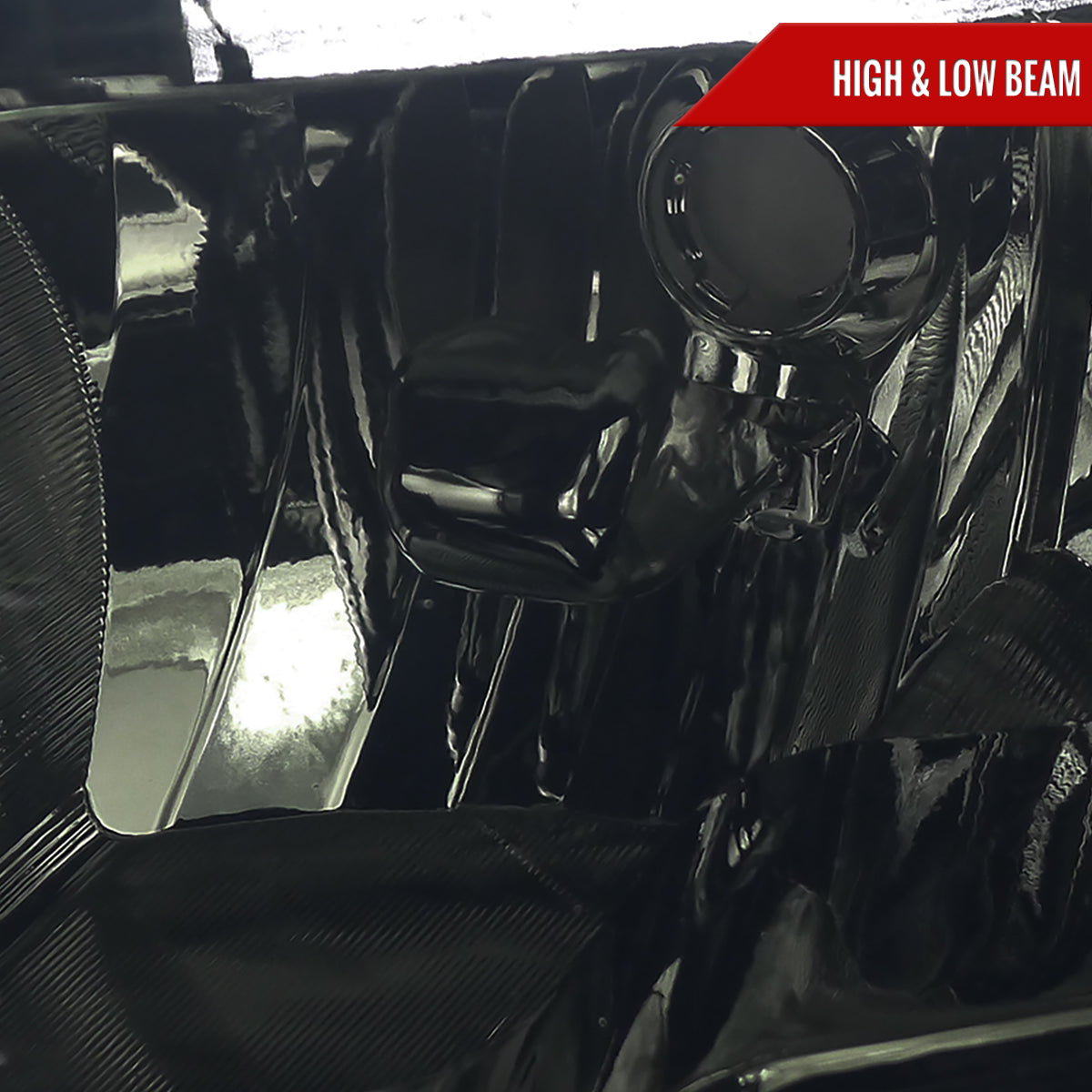 Spec-D 2012 Dodge Ram Classic smoked headlights