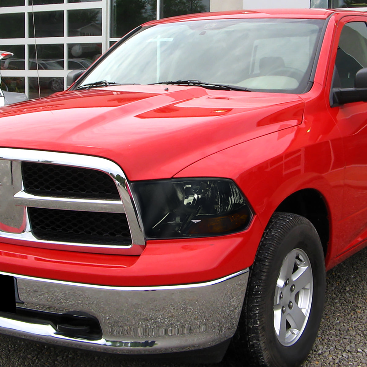 Spec-D 14 Dodge Ram Classic smoked headlights