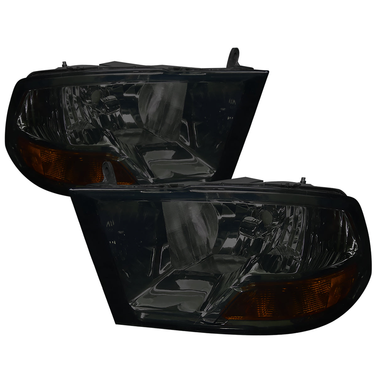 Spec-D 2010 Dodge Ram Classic smoked headlights upgrade