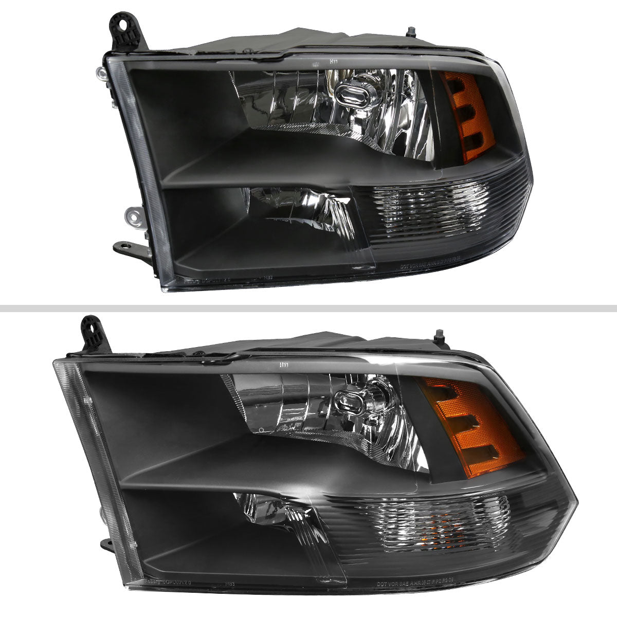 2011 Ram Classic Quad Spec-D aftermarket headlights