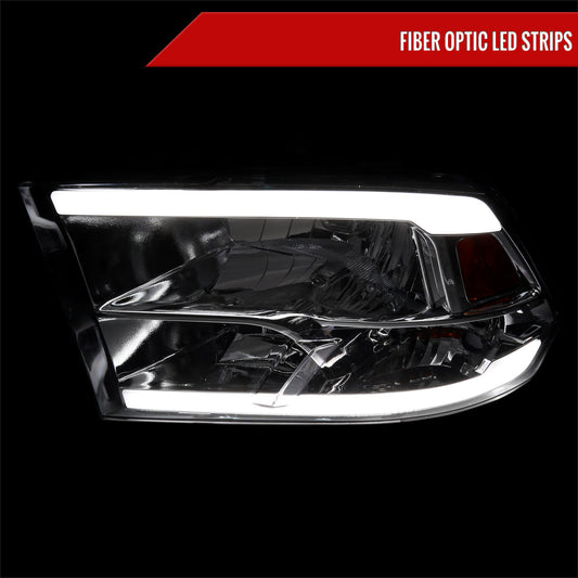 2010 Ram Quad Spec-D chrome aftermarket headlights