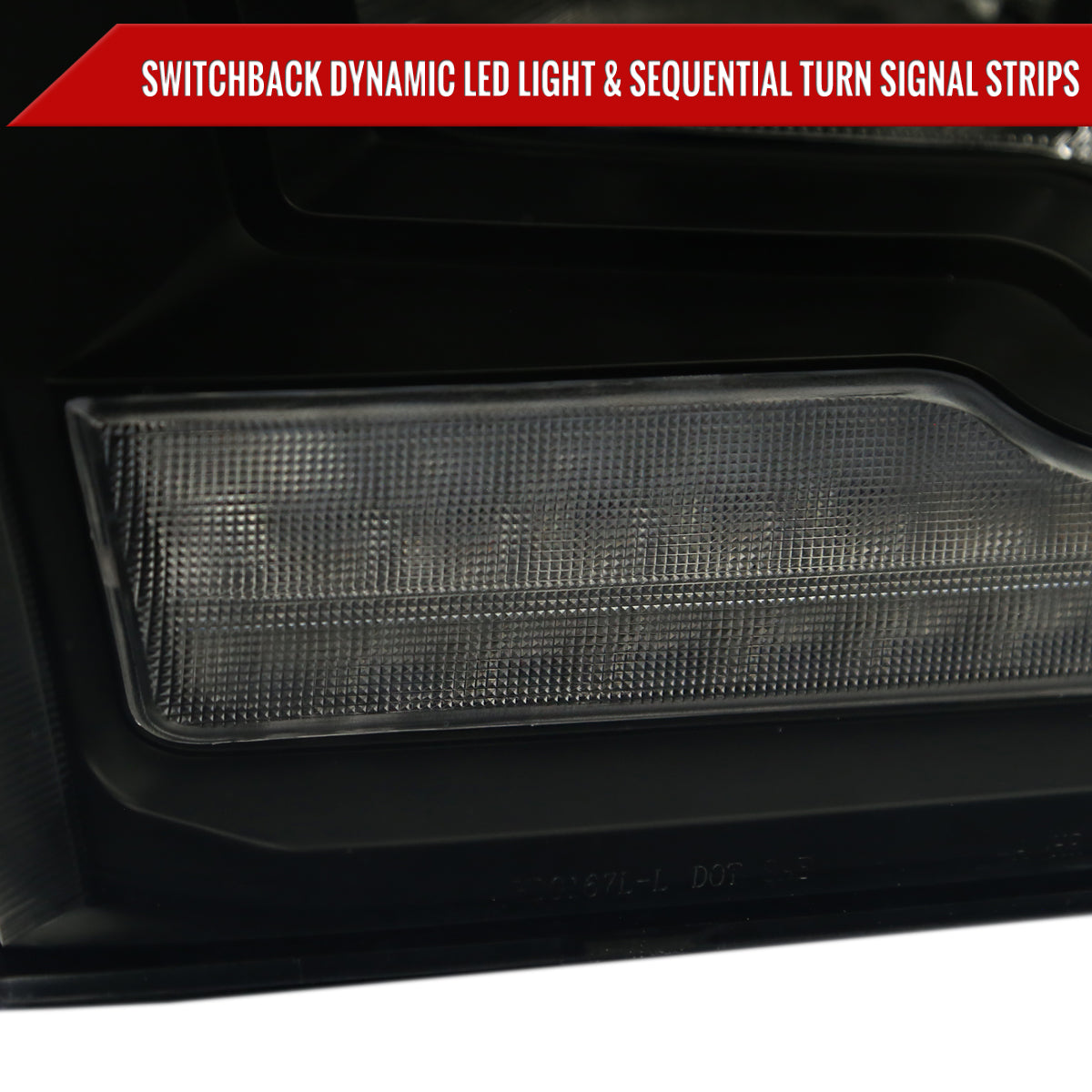 Spec-D 10 Dodge Ram Classic black LED headlights