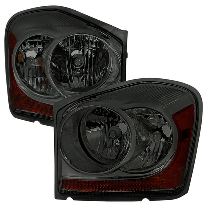 Spec-D 2004 Dodge Durango OE chrome headlights upgrade