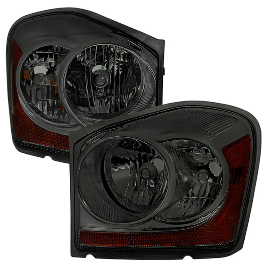 Spec-D 2004 Dodge Durango OE chrome headlights upgrade