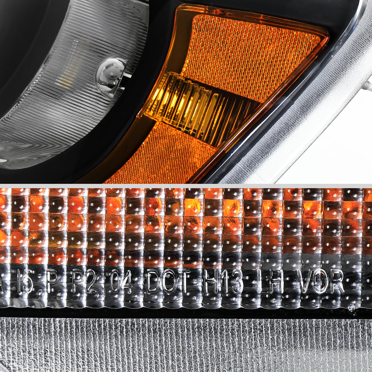 Spec-D 2004-2006 Dodge Durango OE Style Black Headlights