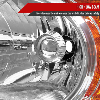 Spec-D 2005 Honda Element Factory chrome headlights