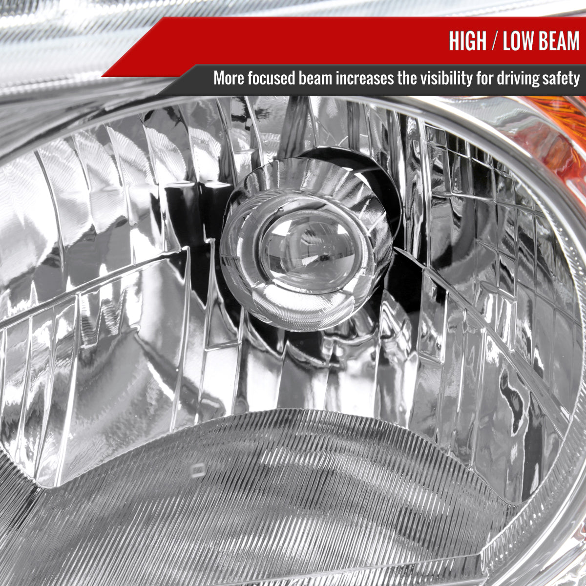 2006 Honda Element Factory Spec-D chrome headlights