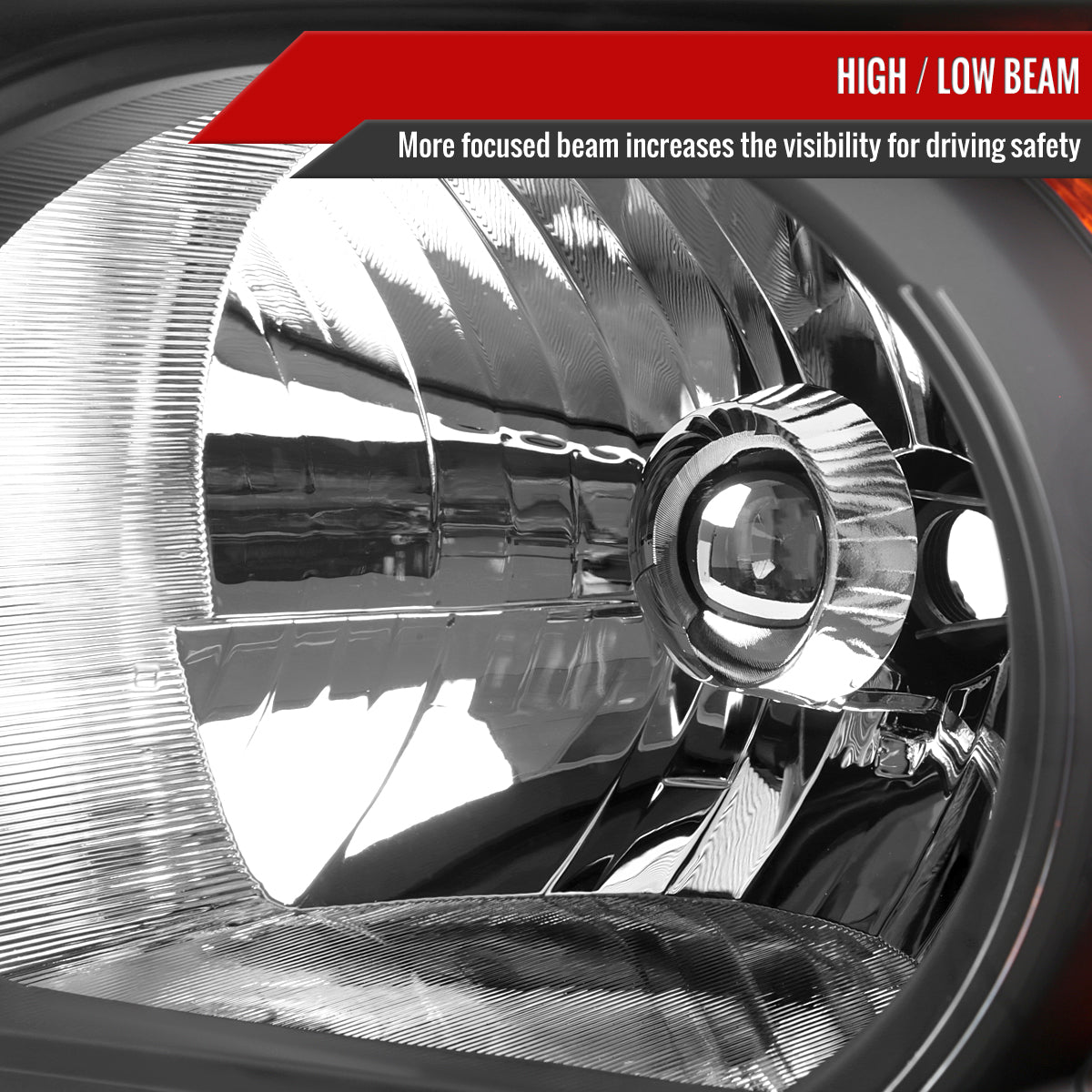 2006 Honda Element Factory Spec-D black headlights