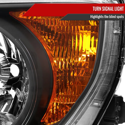 Spec-D 2003-2008 Honda Element OE Style Black Headlights