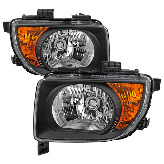 Spec-D 2003-2008 Honda Element OE Style Black Headlights