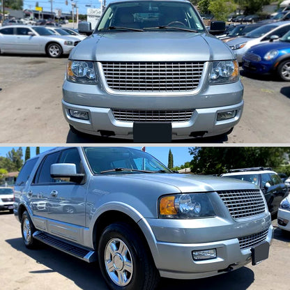 Spec-D 2003-2006 Ford Expedition OE Style w/ Amber Reflector Black Headlights