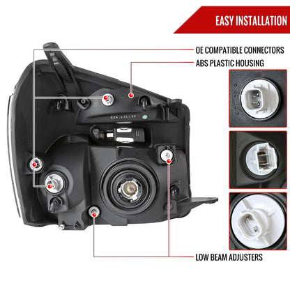 06 Equinox Factory Spec-D chrome headlights
