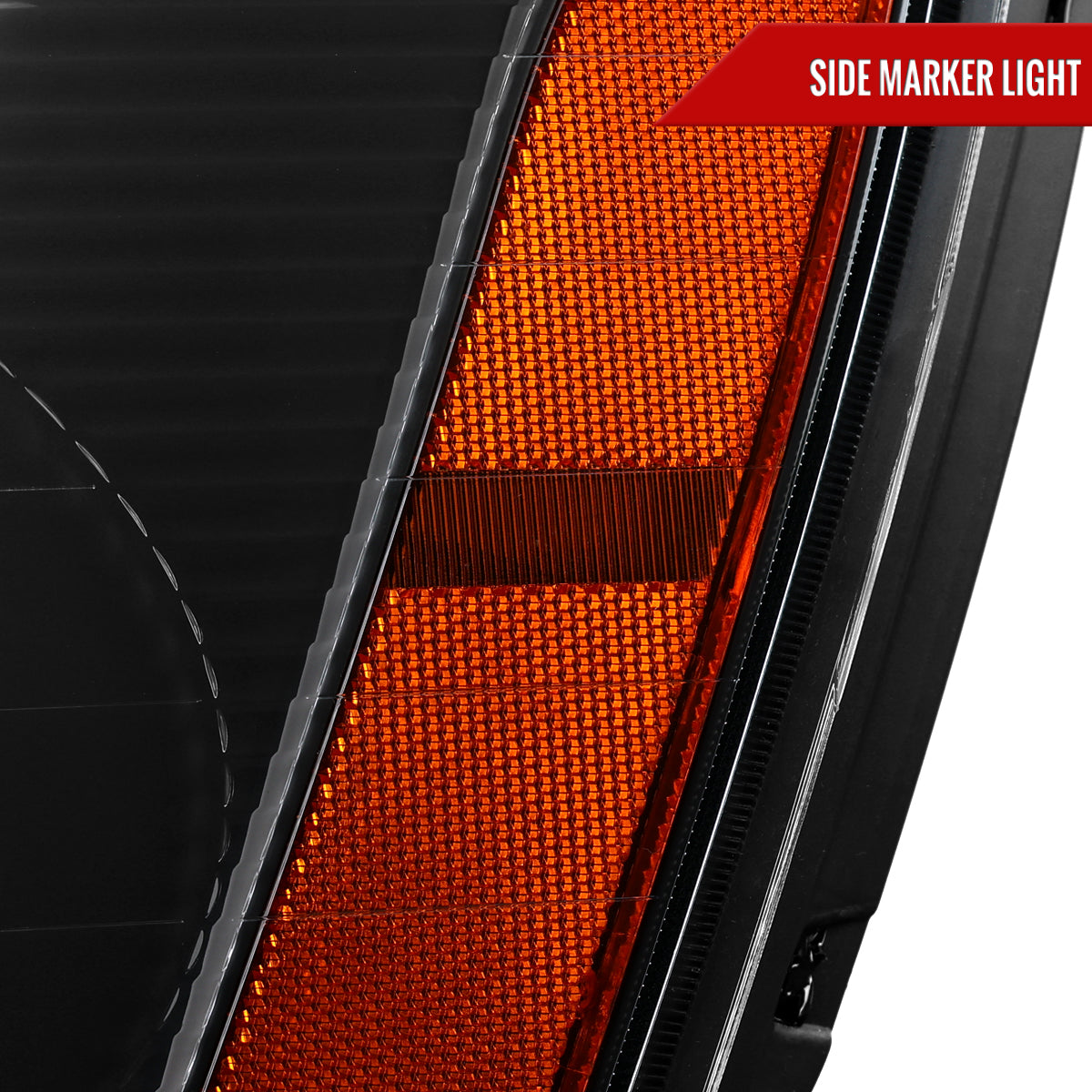 Spec-D 2005-2009 Chevy Equinox OE Style with Sequential Switchback LED Bar Turn Signal Matte Black Headlights