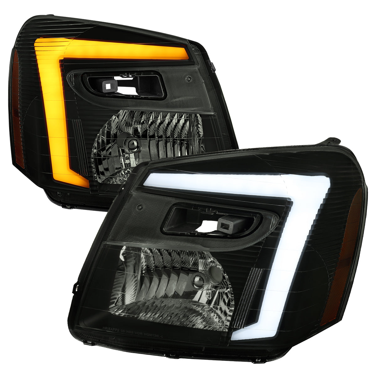 Spec-D 2005 Equinox OE Turn Blk smoked headlights upgrade