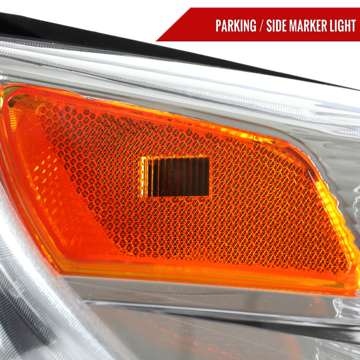 Spec-D 10 Chevy Equinox Passenger Side chrome passenger-side headlights